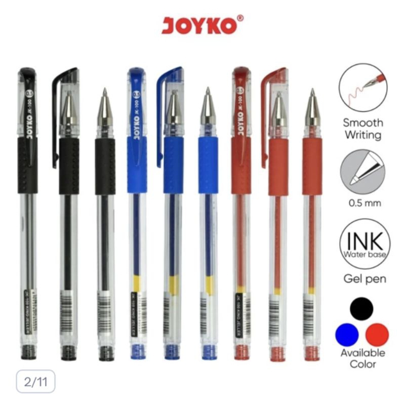 

Pulpen Gel Joyko 0,5mm jk-100 (1pcs)