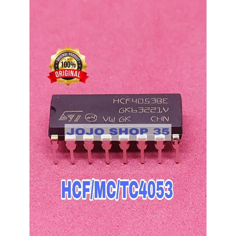 IC CMOS ORIGINAL HCF4053 MC4053 BU4053 TC4053 CD4053 HEF4053 ic cmos hcf4053 mc4053 bu4053 tc4053 cd
