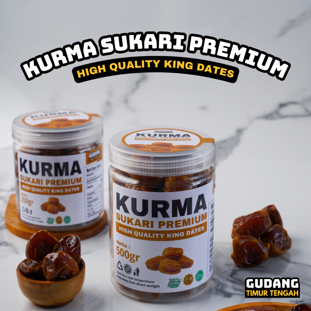 

Kurma Sukari Premium High Quality King Dates Original By Gudang Timur Tengah