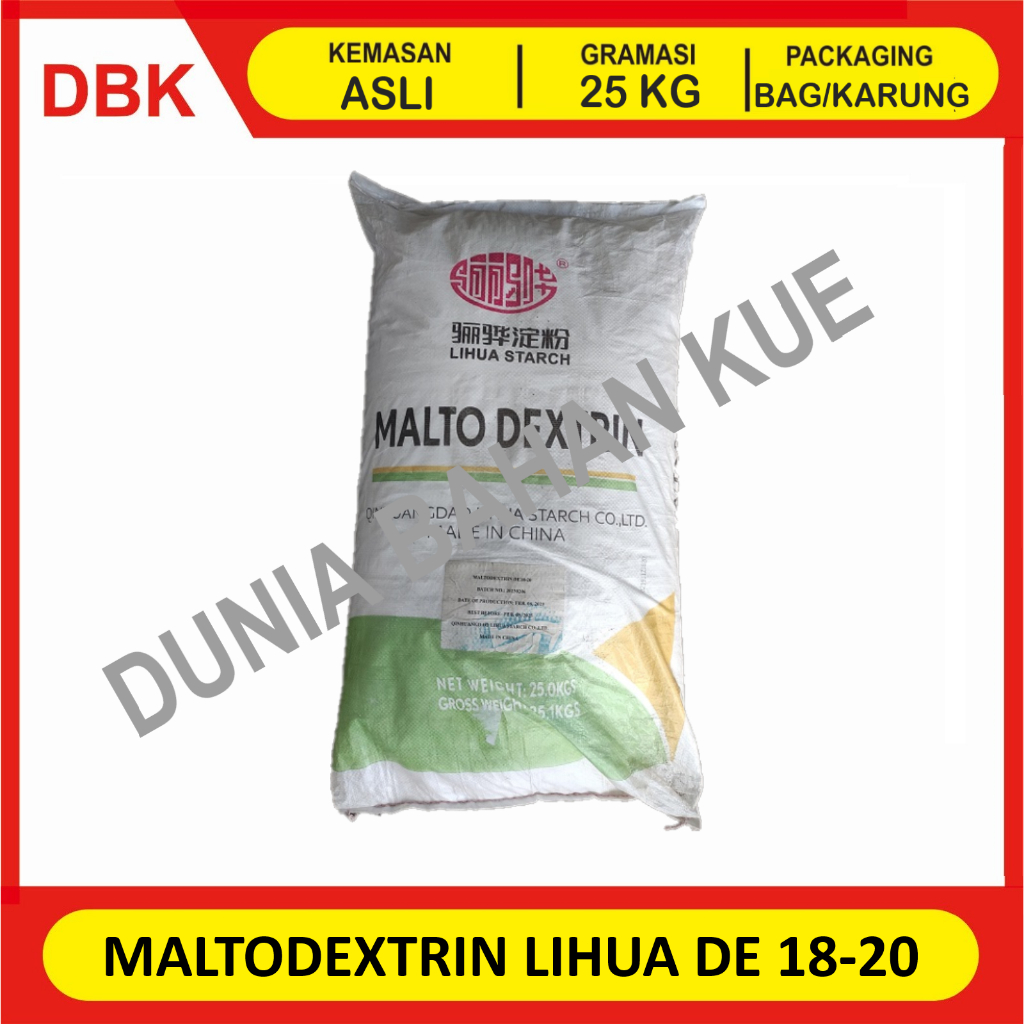 

(KHUSUS GOSEND/INSTANT) MALTODEXTRIN LI HUA DE 18-20 - 1 BAG 25 KG