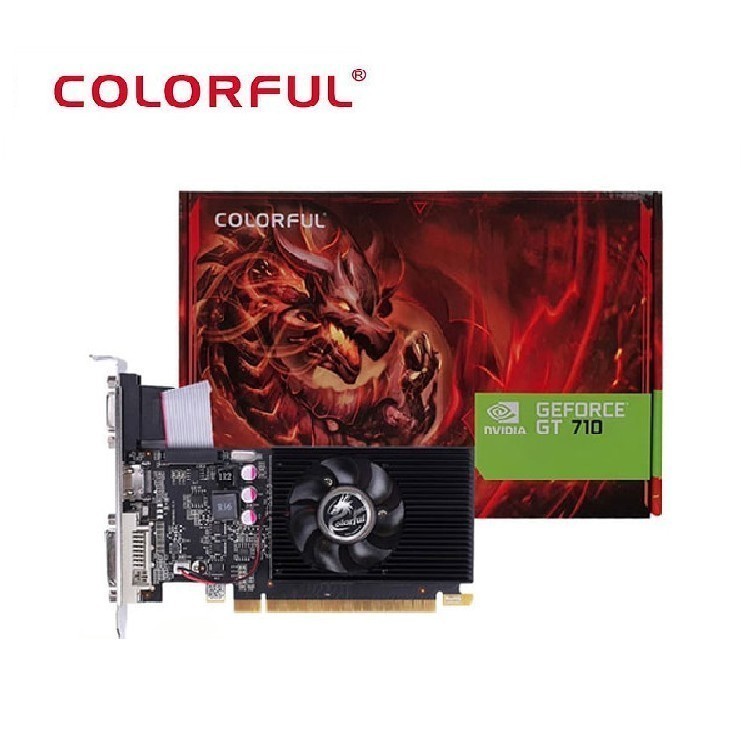 VGA CARD COLORFUL GEFORCE GT 710 - 2G 2GD3-V | 2GB DDR3 GT710