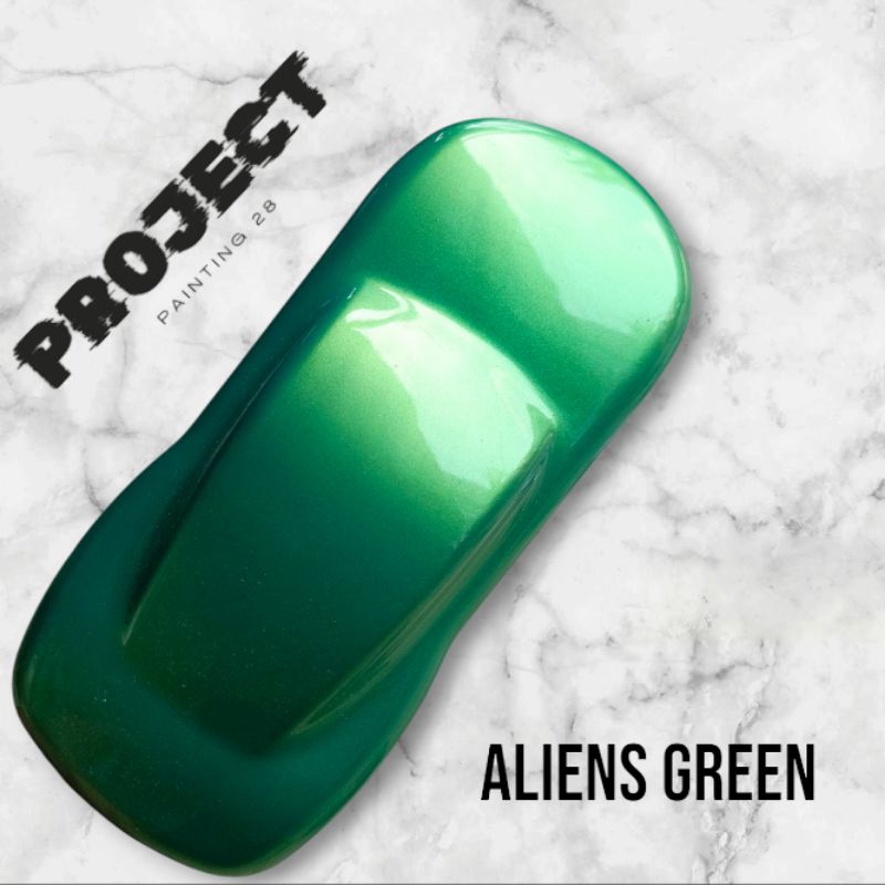 Cat Alien Green/ Cat Alien Green PU untuk motor dan mobil. FREE TINER