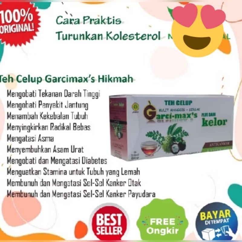 

teh kesehatan arci maxs kulit manggis, sirsat + KELOR