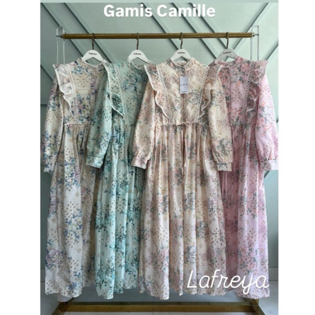 gamis camille, dress lfy, gamis premium, dress lafreya, gamis mewah, dress bangkok
