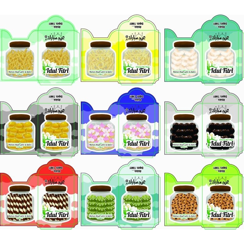 

amplop 500lembar motif kue