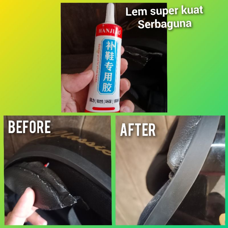 lem serbaguna super kuat cocok untuk sepatu, helm, tas dll - lem terlaris