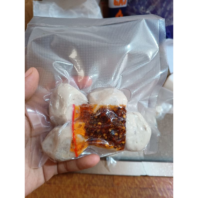 

basreng mentah + chili oil