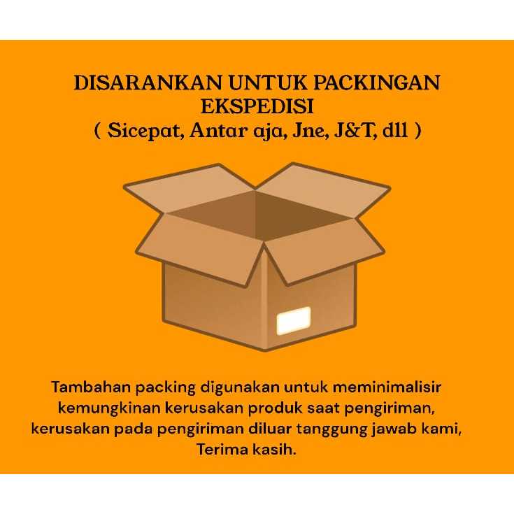 

EXTRA PACKING DUS / TAMBAHAN PACKINGAN