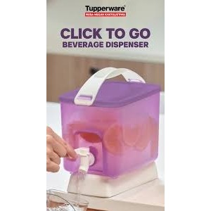 Tupperware Click To Go Beverage Dispenser