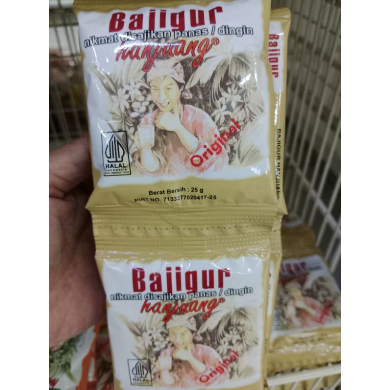 

Bajigur HANJUANG Kemasan Renceng isi 10 sachet 25gr