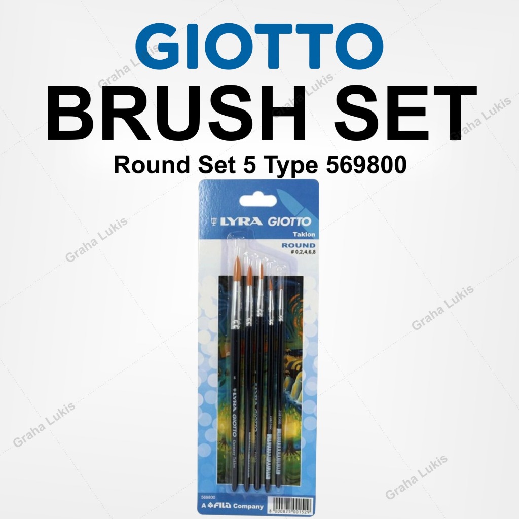 

Lyra Giotto Brush Round Set 5 569800