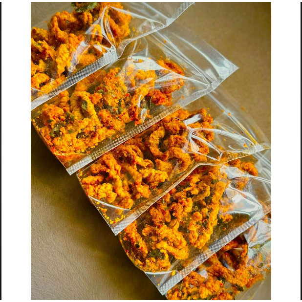 

AGS USUS CRISPY SPICY CEMILAN PEDAS USUS GORENG USUS PEDAS DAUN JERUK CEMILAN ENAK GURIH