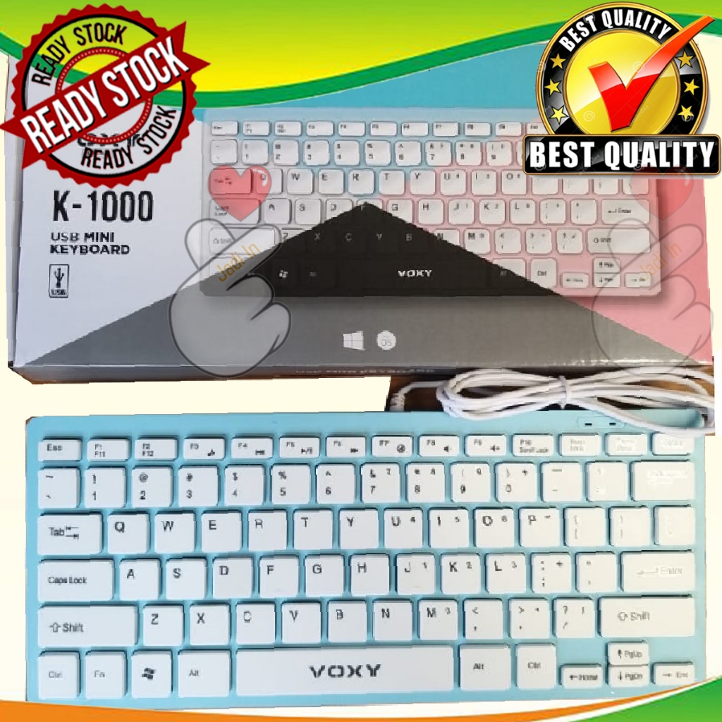 KEYBOARD MINI USB VOXY / USB MINI KEYBOARD / KEYBOARD SLIM USB MURAH FOR KOMPUTER/LAPTOP