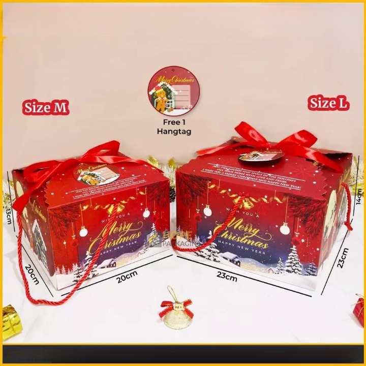 

Gift Box Natal Kotak Hadiah Hampers Merry Christmas