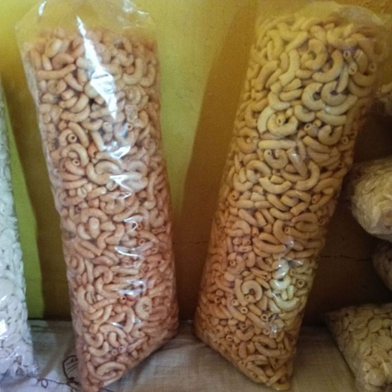 

Makanan Cemilan Jajanan/Krupuk Makaroni Renyah Enak Dan Gurih