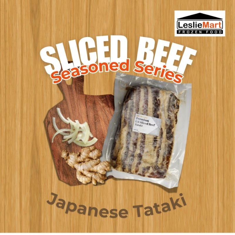 Daging Slice Frozen Beef Slice Premium US Slice Beef varian Japanese Tataki (500 gram)