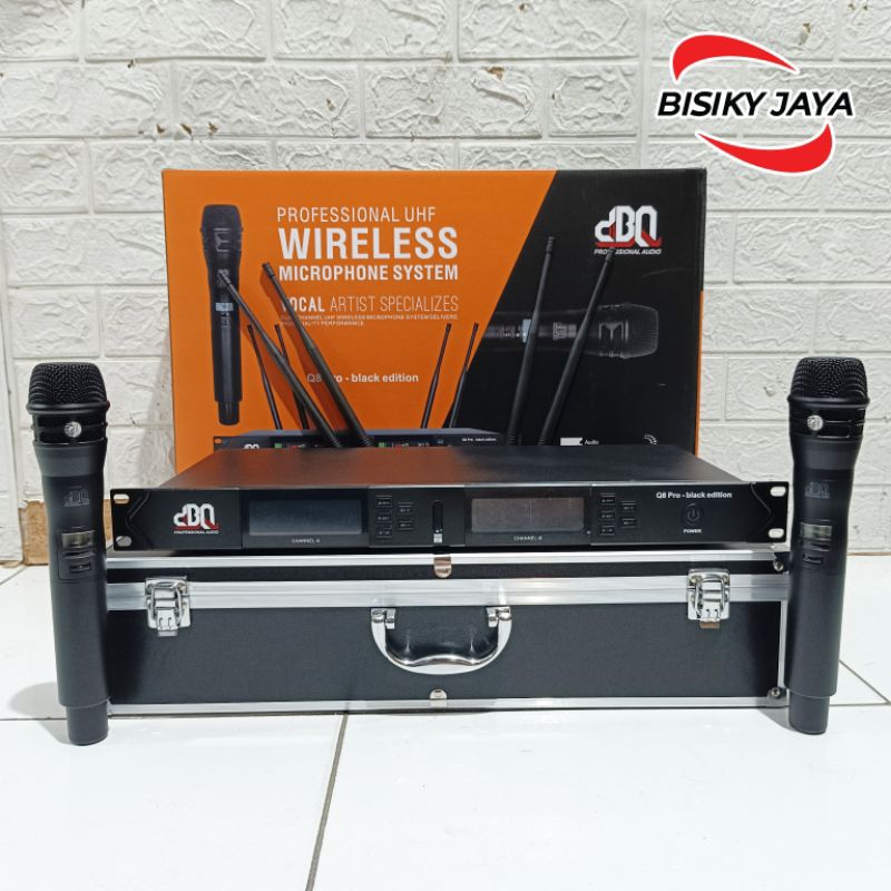 Microphone Wireless DBQ Q8 Black Edition New / Mic wireless DBQ Q8 PRO Black Edition Original