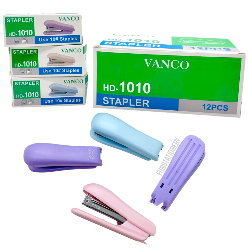 

STAPLER HD-1010 VANCO PASTEL COLOUR / ALAT JEPRETAN