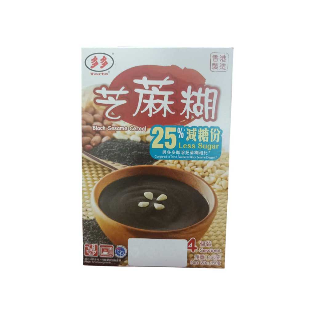 

TORTO BLACK SESAME CEREAL LESS SUGAR 160 GR