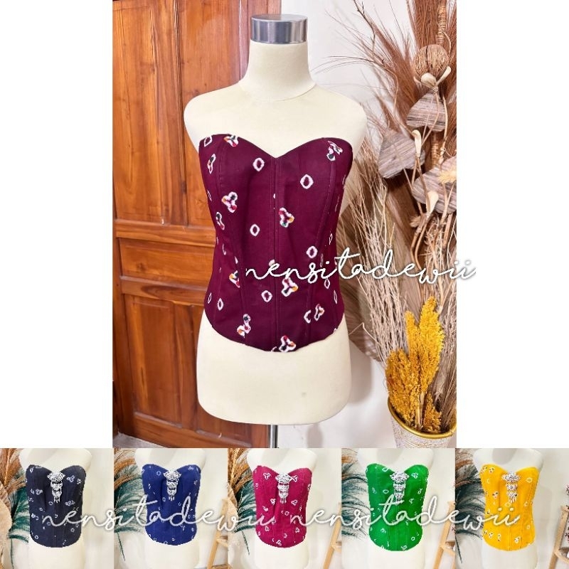 Kamisol / Longtorso Motif Jumputan