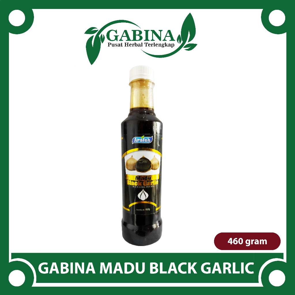

ARAFAH Madu Black Garlic 460 Gram | Madu Herbal Bawang Hitam Mengobati Darah Tinggi dan Koleterol