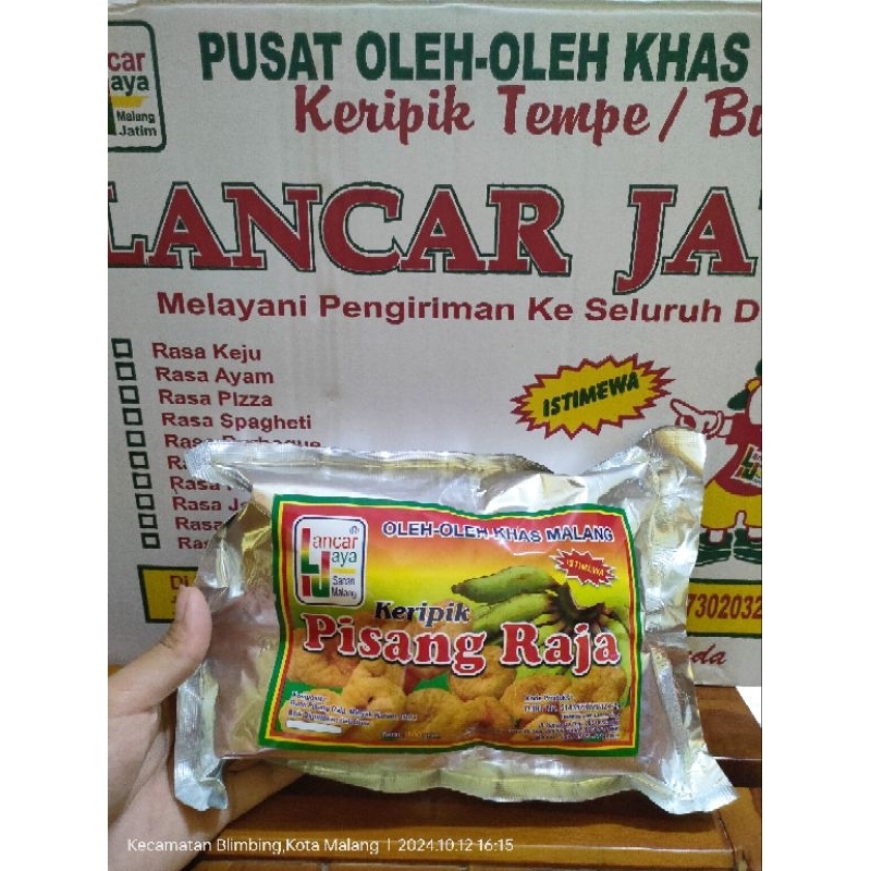 

keripik buah pisang raja khas Malang