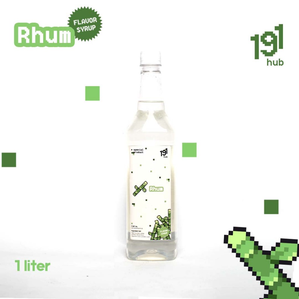 flavour syrup rhum 1000 ml | nineteen one hub