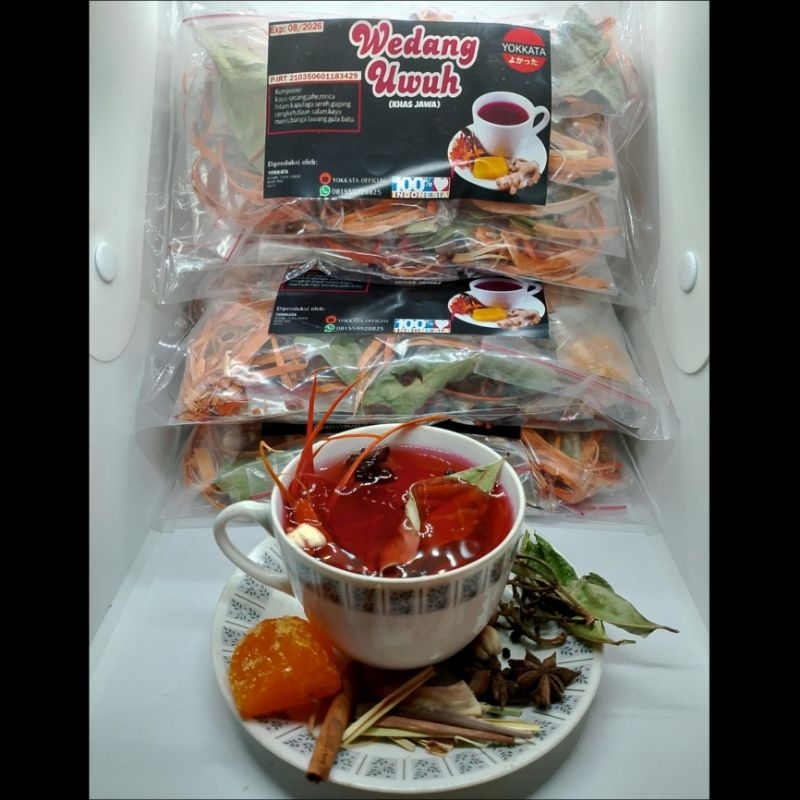 

Wedang Uwuh khas jogja tanpa gula batu 1BOX isi 10pcs