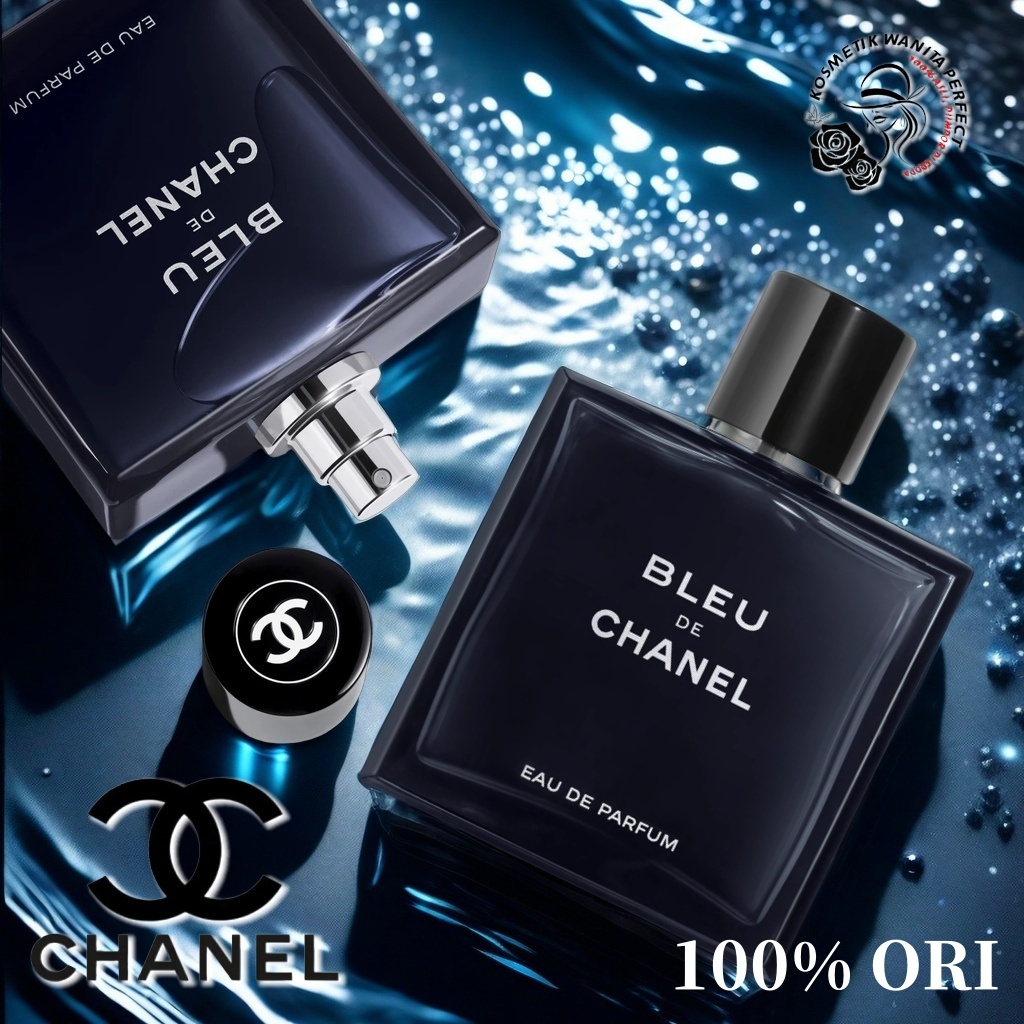 【100% Original 】Chanel Bleu de Eau de Parfum pria  EDP 100ML