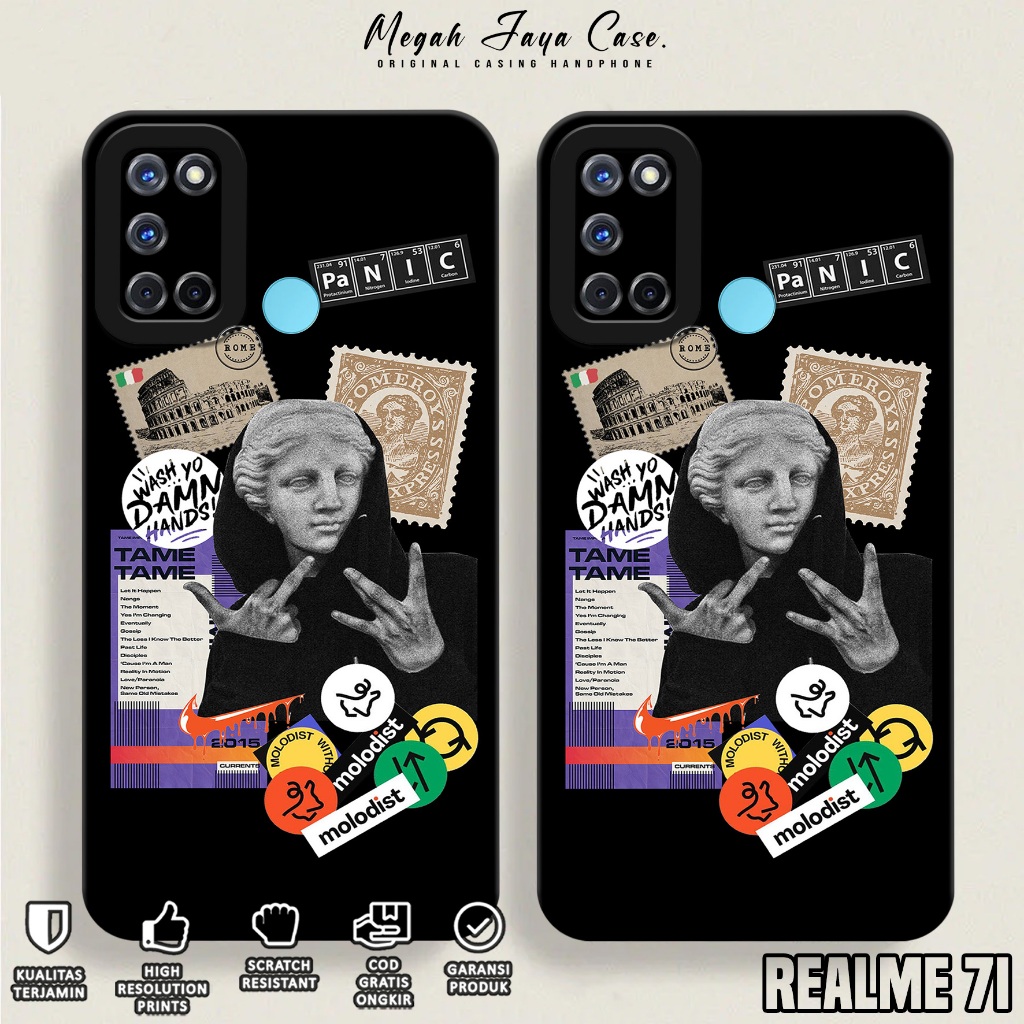 Case REALME 7i - Casing REALME 7i Motif Estetik - Softcase Hp REALME 7i - Kondom Hp - Pelindung Hp -