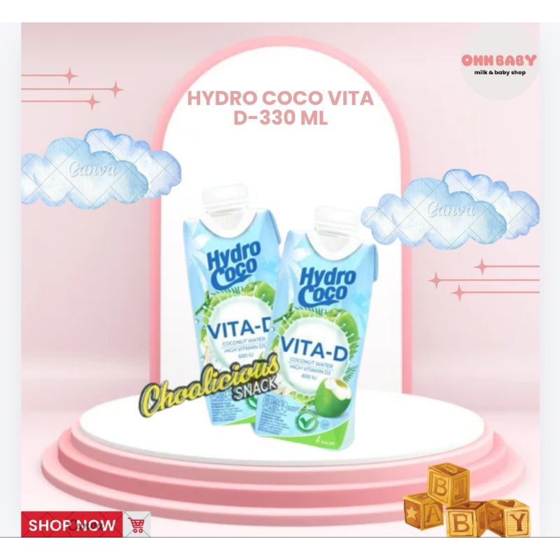 

hydro Coco Vita D-330 ml/ minuman isotonik hydro coco vita