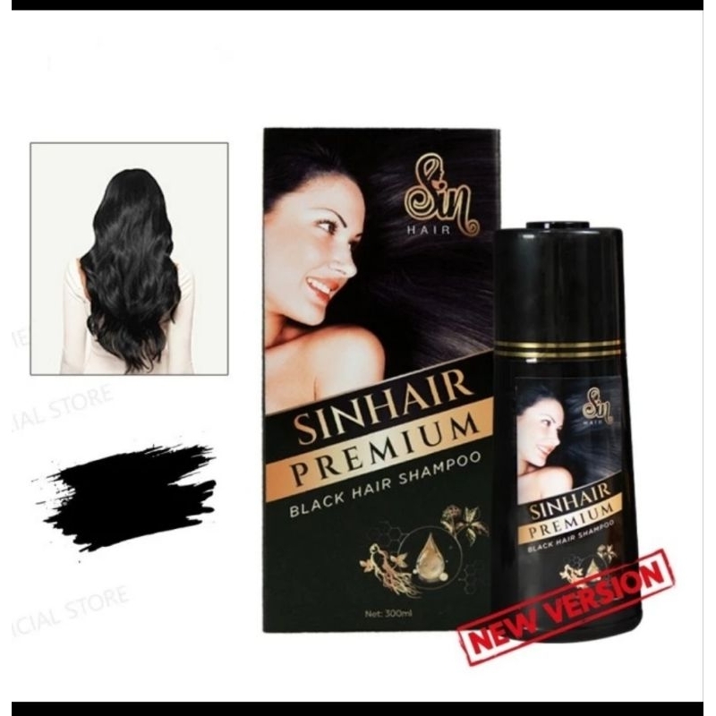 SIN HAIR Premium SHAMPOO PENGHITAM UBAN IMPORT ORIGINAL JEPANG