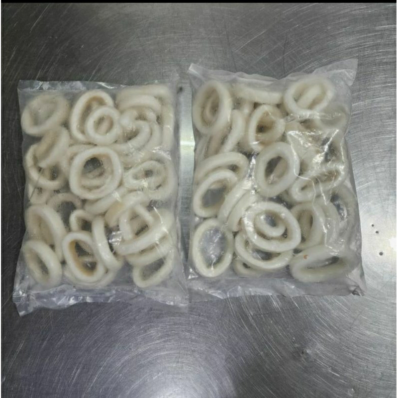 

MPASI CUMI KUPAS BERSIH RING BUKAN TUBE/SQUID CALAMARI SEGAR BEKU PROZEN