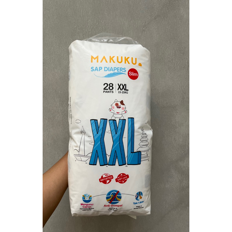 Makuku Slim Size XXL 28pcs | Pampers Makuku | Makuku Slim