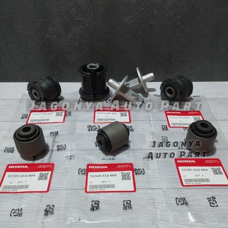 1set - Bushing Arm Belakang Upper Lower Trailing Knuckle CRV Gen 2 2002 2003 2004 (sebelum facelift 