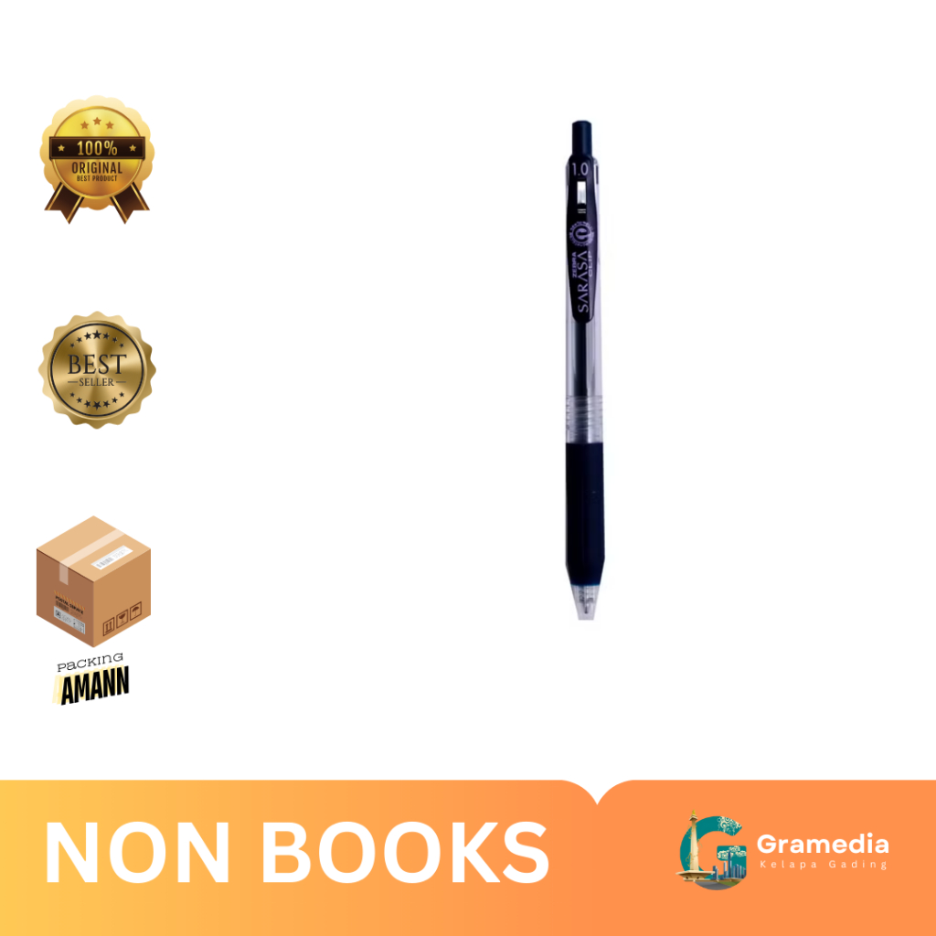 

Gramedia Kelapa Gading - ZEBRA SARASA CLIP 1.0 BLACK (Beli 3 Dapat 4)