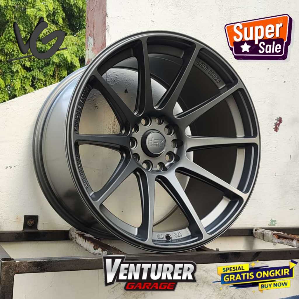 Velg celong ring 18 mobil x pander bmw range rover innova crv murah HSR shinjuku grey surabaya