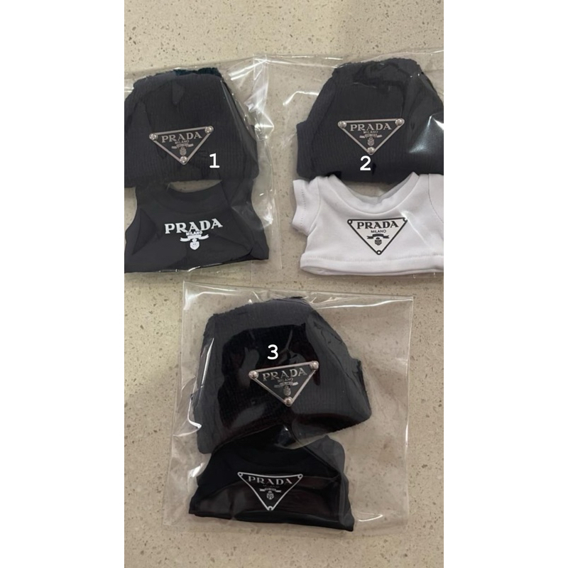 topi baju labubu prada