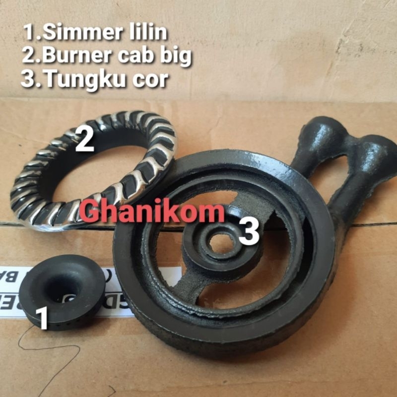Part Kompor sanken SG-388 fs , SG 378 FS ,SG 533FS -Burner kompor Sanken - Sparepart Kompor Sanken