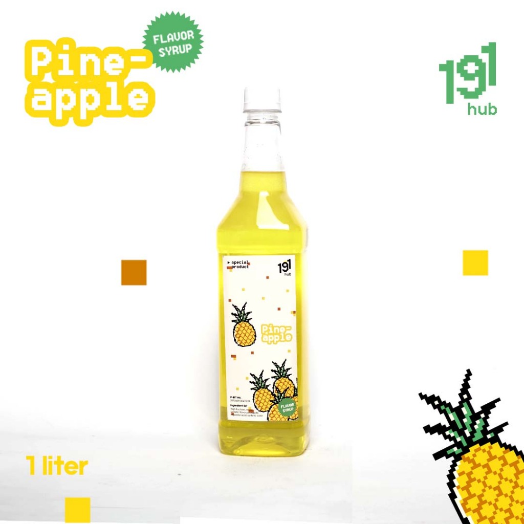 

flavour syrup pineapple 1000 ml | nineteen one hub