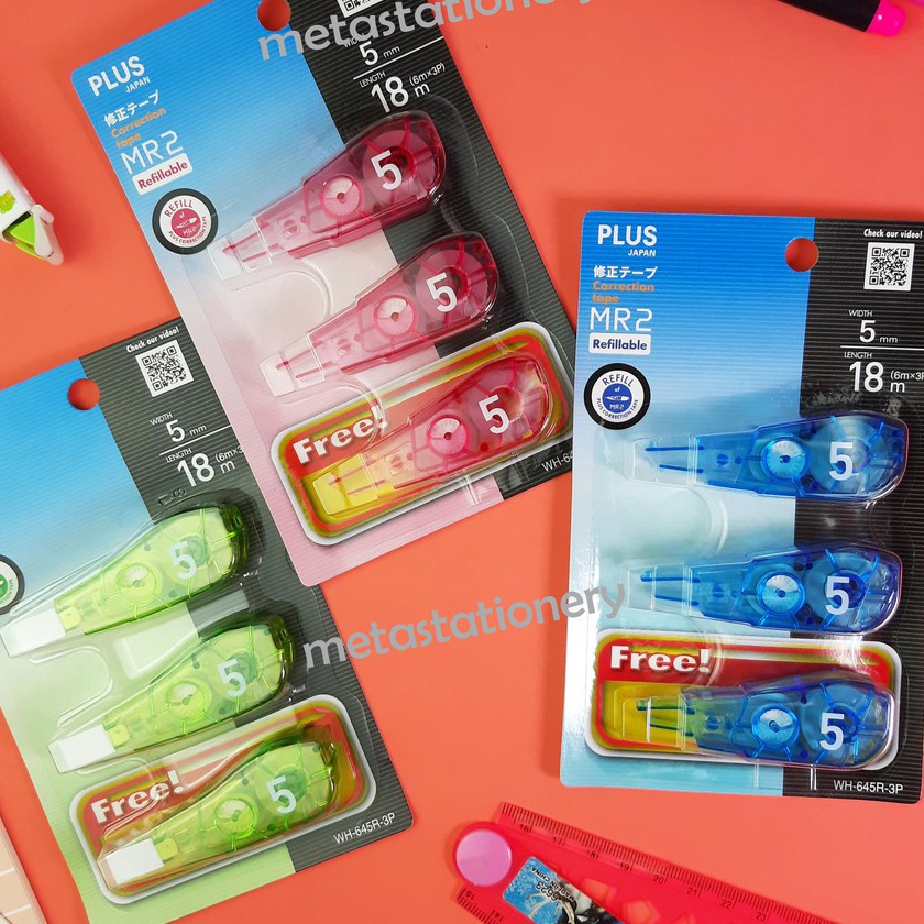 

Diskon Refill Correction Tape Isi Ulang Tipex Plus MR2 WH645