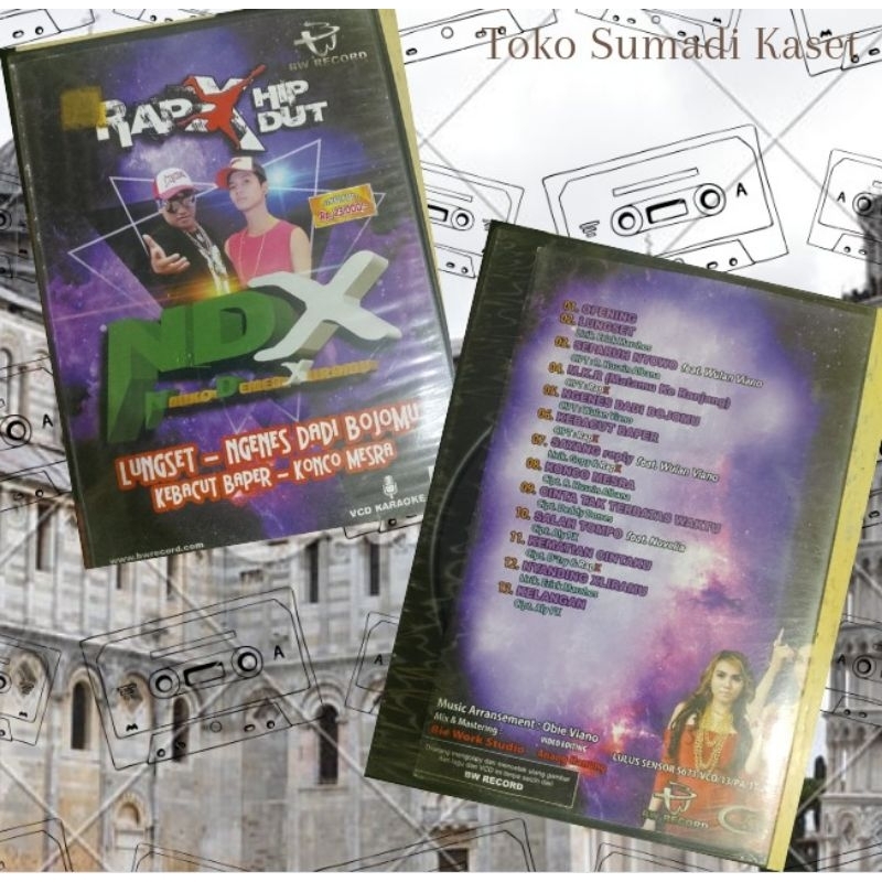 VCD rap-x lungset produksi BW RECORD