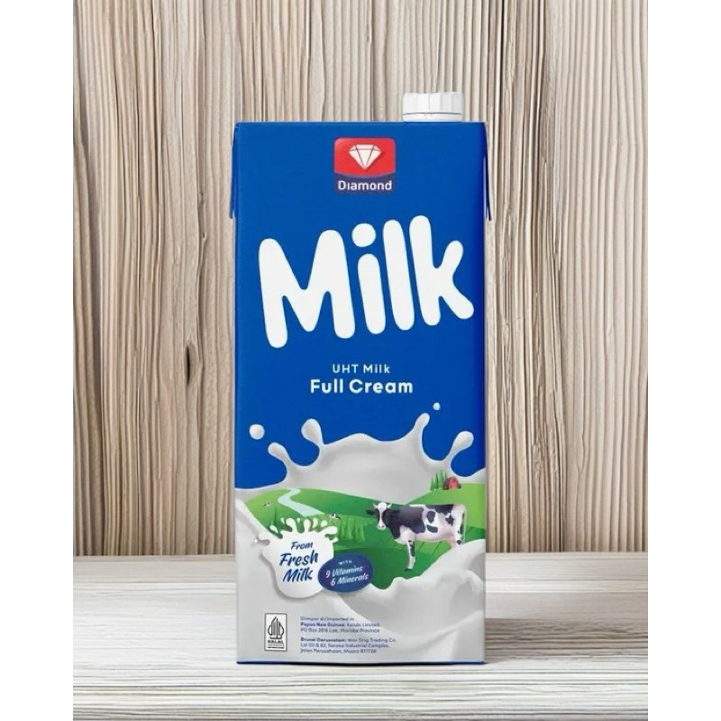 

SUSU DIAMOND UHT MILK FULL CREAM 1000 ML | INSTAN ONLY