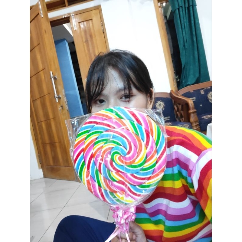 

20cm lolipop lollipop permen super jumbo ukuran paling besar