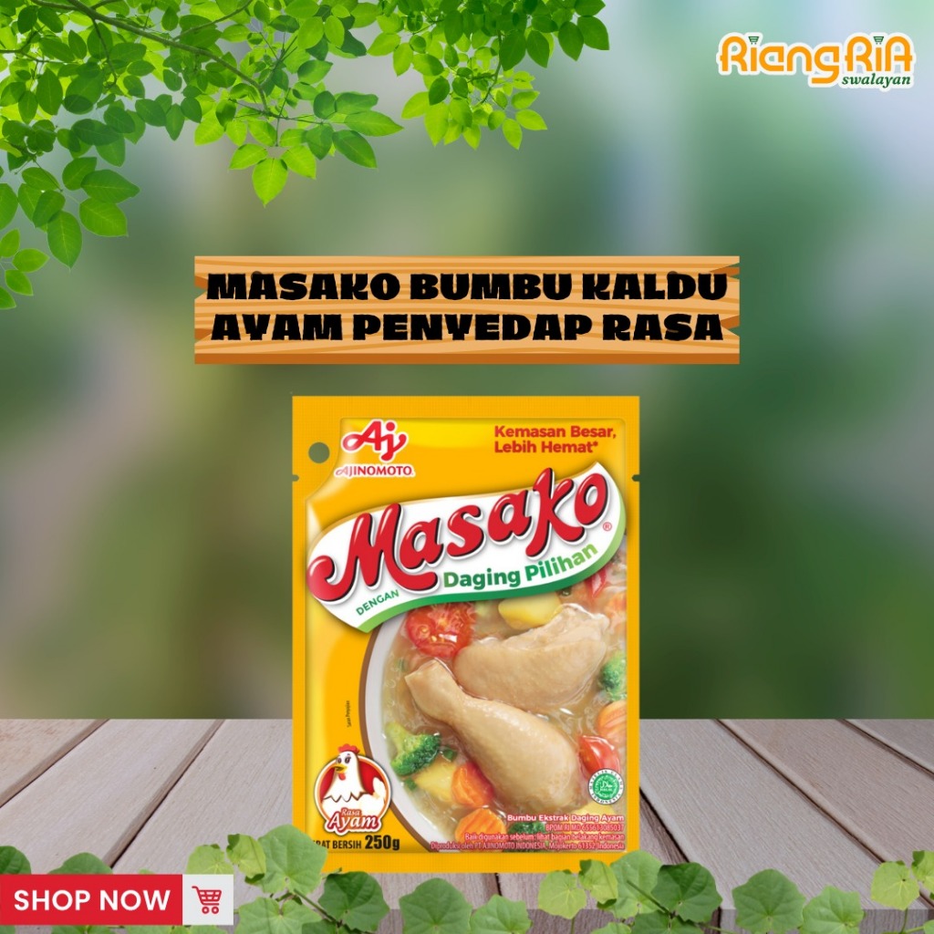 

Masako® Bumbu Kaldu Ayam Penyedap Rasa