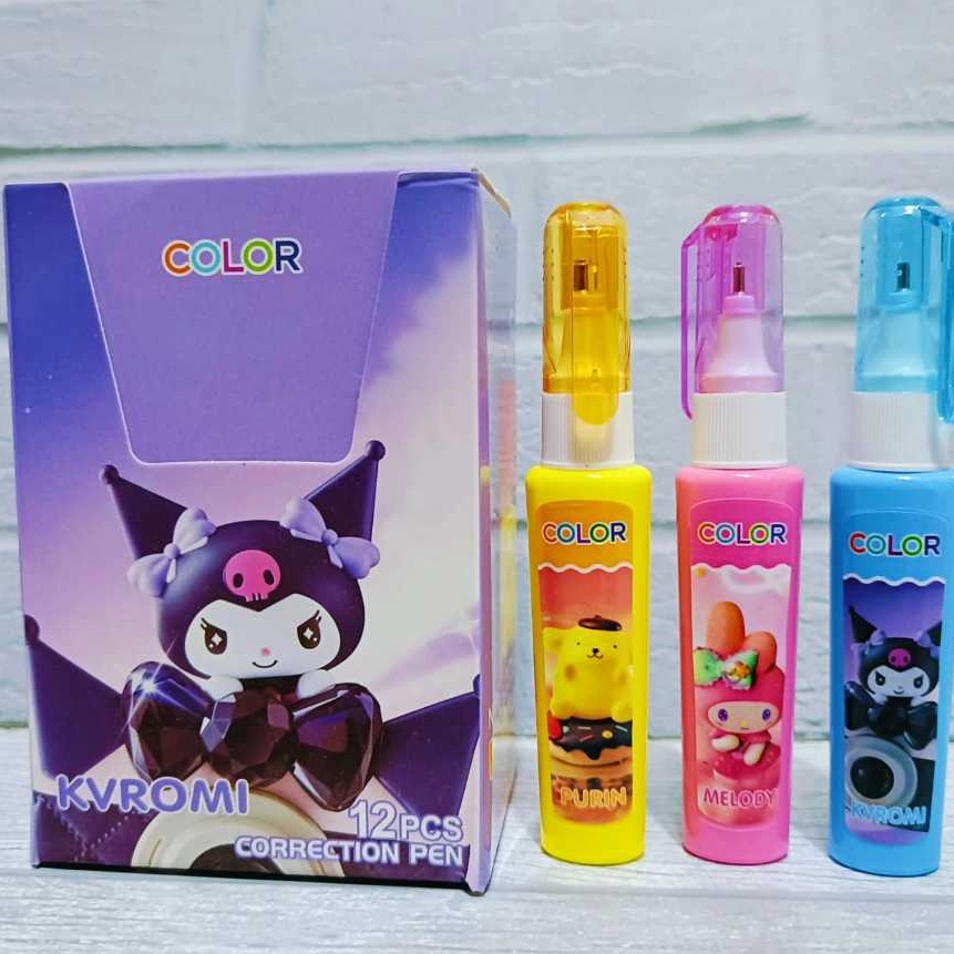 

Hemat ISI 12 PCS Tipex TipEx Cair Kuromi My Melody