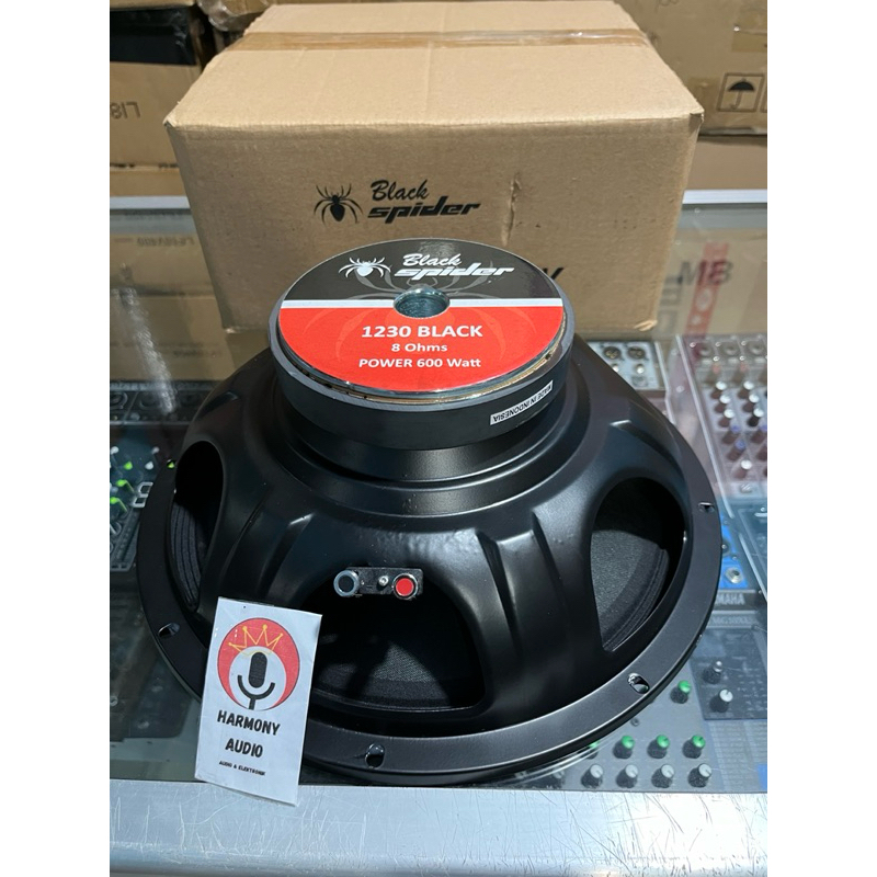 Speaker komponen Black Spider 1230 Fullrange 12in 12inci 12inch original