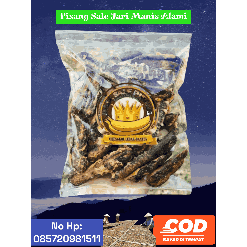 

COD Pisang Sale Jari Maniis banget 250gr