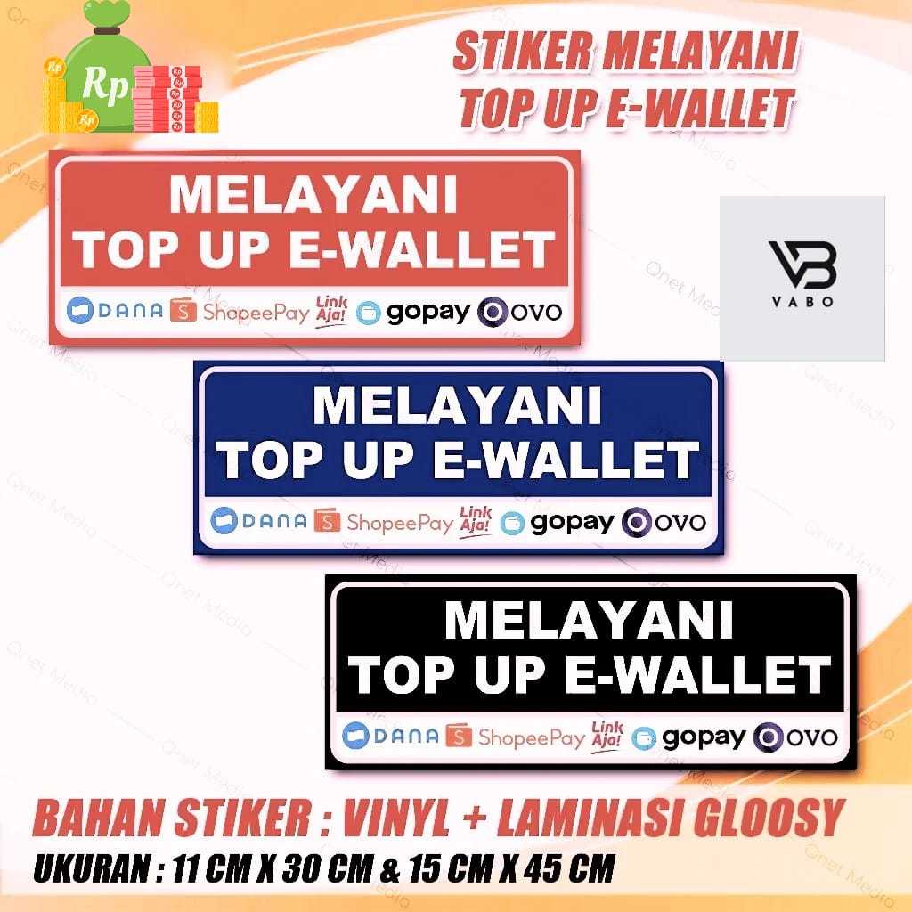 

VABO STIKER / POSTER TOP UP ISI PULSA KUOTA + LAMINASI GLOSSY TEBAL