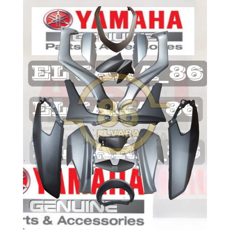 Cover body halus  Varian Yamaha Nmax Old Original Abu Abu 2018